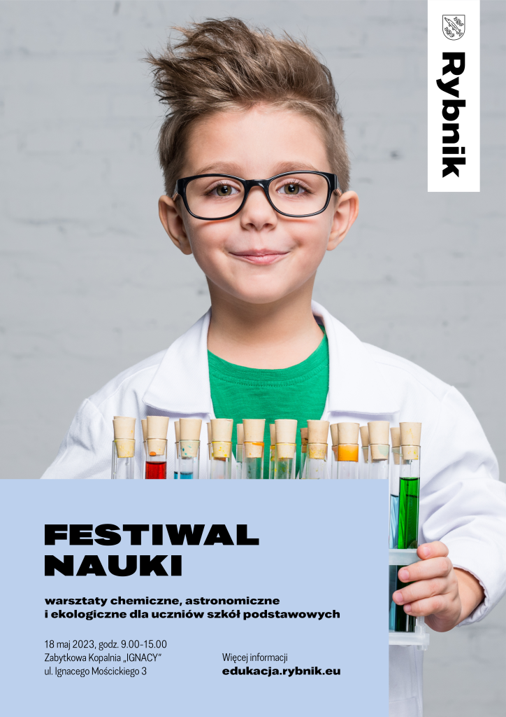 Festiwal Nauki - plakat promocyjny
