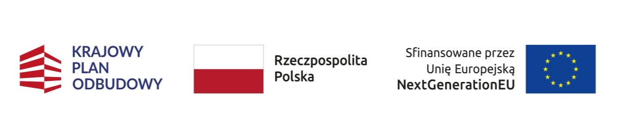 znak Krajowego Planu Odbudowy, Barwy Rzeczypospolitej Polskiej, znak NEXT GENERATION EU