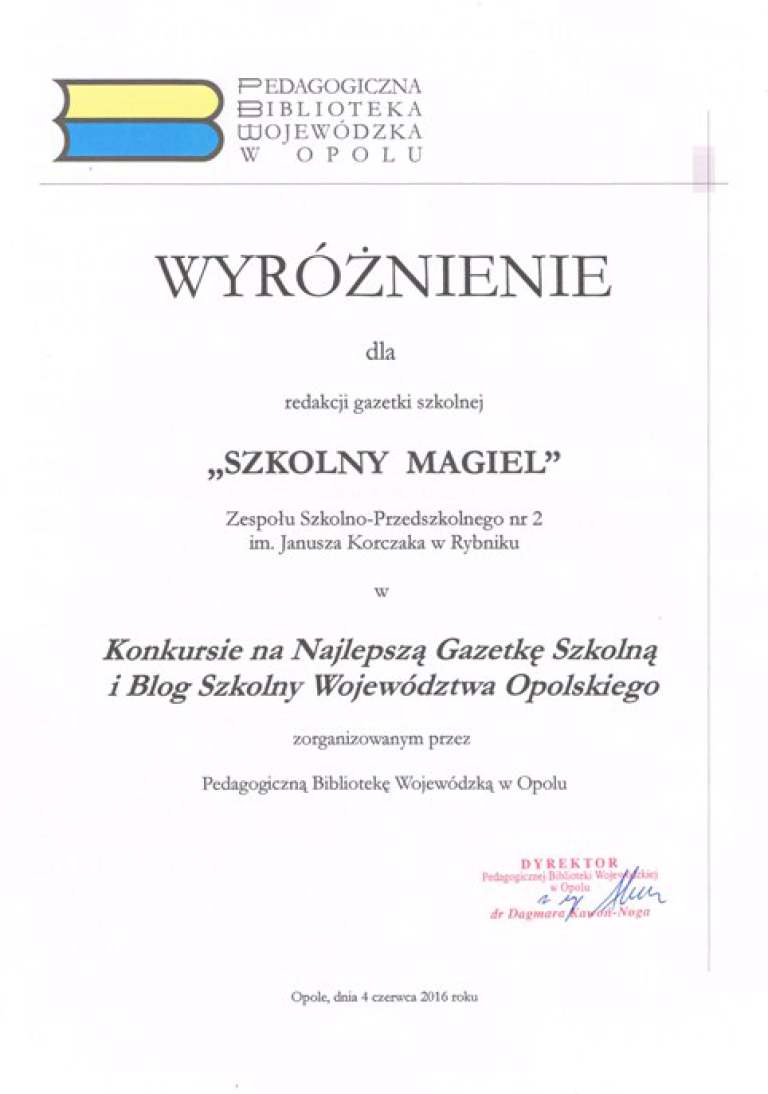 szkolny magiel