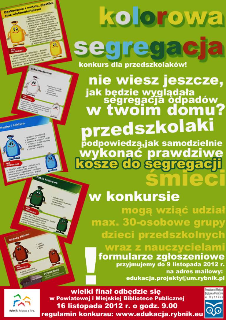 kolorowa segregacja mala